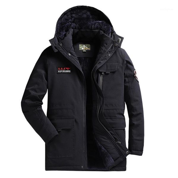 men's cotton-padded clothes outdoor plus velvet thick warm cold mid-length men's wear1, Black
men's cotton-padded clothes outdoor plus velvet thick warm cold mid-length men's wear1, Black