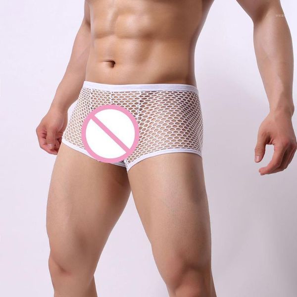 underwear hollow out boxer men mesh erotic underpant trunks boxer transparent panties solid1, Black;white
underwear hollow out boxer men mesh erotic underpant trunks boxer transparent panties solid1, Black;white
