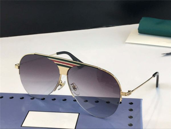 1074 new fashion sunglasses for men and women with multicolor lens large oval metal material half frame pular goggles box, White;black
1074 new fashion sunglasses for men and women with multicolor lens large oval metal material half frame pular goggles box, White;black