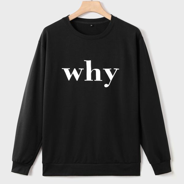european size mens loose round neck pullover pure cotton long sleeve mens sweater letter printed casual 1243, Black
european size mens loose round neck pullover pure cotton long sleeve mens sweater letter printed casual 1243, Black