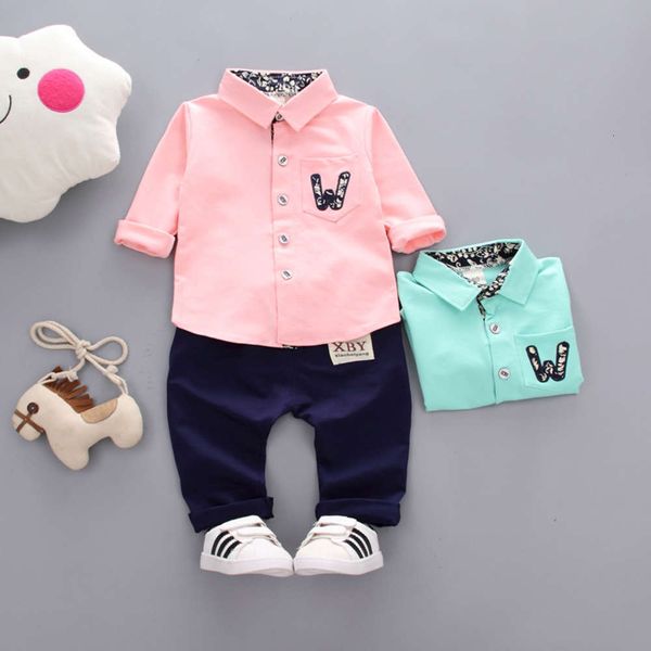 spring korean new sle children's casual baby w shirt long sve suit, White;black
spring korean new sle children's casual baby w shirt long sve suit, White;black
