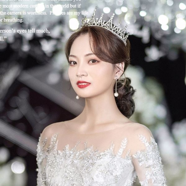 sbridal atmosphere 2020 headdress luxury new crown shining diamond versatile hair wedding dress accessories s, Silver
sbridal atmosphere 2020 headdress luxury new crown shining diamond versatile hair wedding dress accessories s, Silver