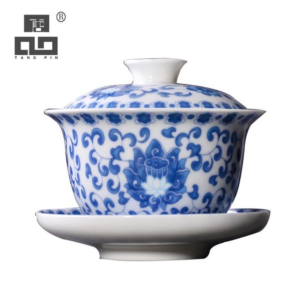 кубок tangpin синий и белый керамический gaiwan чай фарфоровый китайский kung fu чайный сервиз drinkware 320ml tangpin синий и белый yxlnao
кубок tangpin синий и белый керамический gaiwan чай фарфоровый китайский kung fu чайный сервиз drinkware 320ml tangpin синий и белый yxlnao