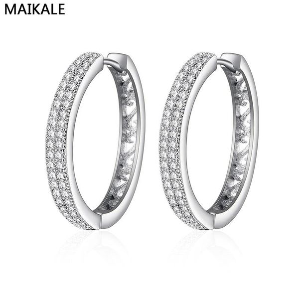maikale simple korean earrings cubic zirconia big hoop earrings for woman temperament gold fashion jewelry, Golden;silver
maikale simple korean earrings cubic zirconia big hoop earrings for woman temperament gold fashion jewelry, Golden;silver