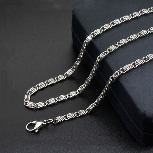 chains fashion titanium steel 4d chain stainless font men and women retro national jewelry, Silver
chains fashion titanium steel 4d chain stainless font men and women retro national jewelry, Silver