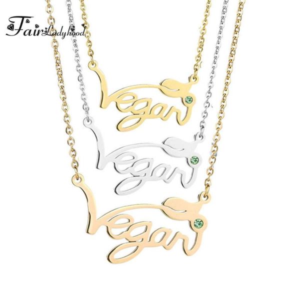 fairladyhood vegan из нержавеющей стали ожерелья буквы серебра / золото / роза подвески choker vegan подарка ювелирных изделий для вегетариа, Silver
fairladyhood vegan из нержавеющей стали ожерелья буквы серебра / золото / роза подвески choker vegan подарка ювелирных изделий для вегетариа, Silver