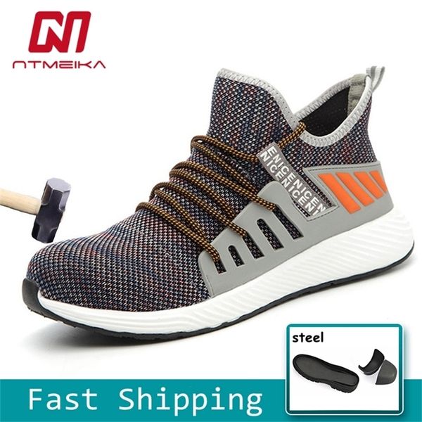 breathable lightweight shoes steel toe soft bottom puncture-proof safety work boots for men y200915, Black;brown
breathable lightweight shoes steel toe soft bottom puncture-proof safety work boots for men y200915, Black;brown