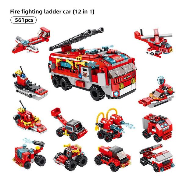 561pcs 12in1 fire fighting trucks car helicopter boat building blocks compatible city firefighter bricks children toys wmtzsq xhlove
561pcs 12in1 fire fighting trucks car helicopter boat building blocks compatible city firefighter bricks children toys wmtzsq xhlove