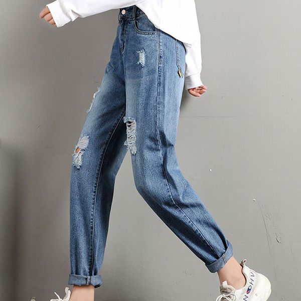 2020 vintage plus size women's loose wide leg pants streetwear mom high waist jeans women clothes, Blue
2020 vintage plus size women's loose wide leg pants streetwear mom high waist jeans women clothes, Blue