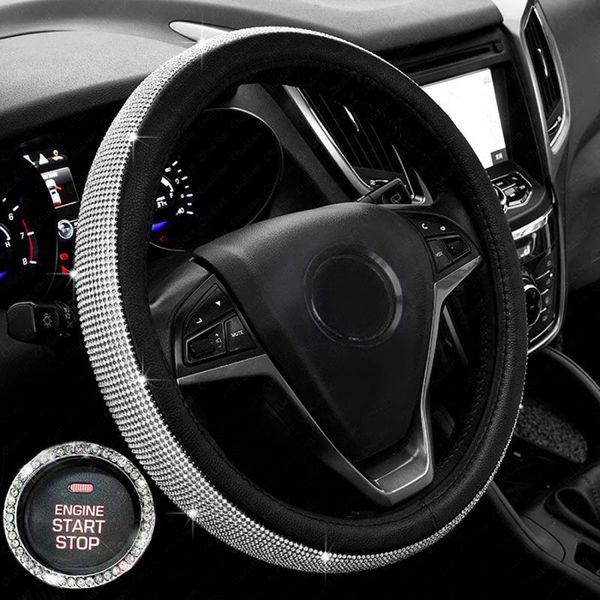 роскошный кристалл бриллиантовое покрытие автомобиля руль стразы кожа авто крышка руль интерьер автомобиля комплект аксессуаров
роскошный кристалл бриллиантовое покрытие автомобиля руль стразы кожа авто крышка руль интерьер автомобиля комплект аксессуаров
