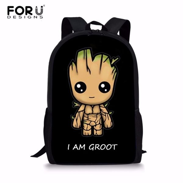 forudesigns children school bags for teenagers boys girls big capacity shoulder bag groot pattern satchel kids book bag mochila y200706
forudesigns children school bags for teenagers boys girls big capacity shoulder bag groot pattern satchel kids book bag mochila y200706