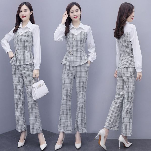 ly8nl style professional suit women's autumn 2020 new temperament goddess fan xian thin foreign splicing zf6c shirt shirt suit zf6ce, Gray
ly8nl style professional suit women's autumn 2020 new temperament goddess fan xian thin foreign splicing zf6c shirt shirt suit zf6ce, Gray