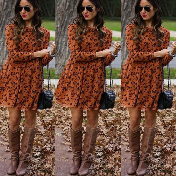 summer autum dress 2020 high end daily womens long regular sleeve autumn print casual loose blouse dress vestidos, Black;gray
summer autum dress 2020 high end daily womens long regular sleeve autumn print casual loose blouse dress vestidos, Black;gray