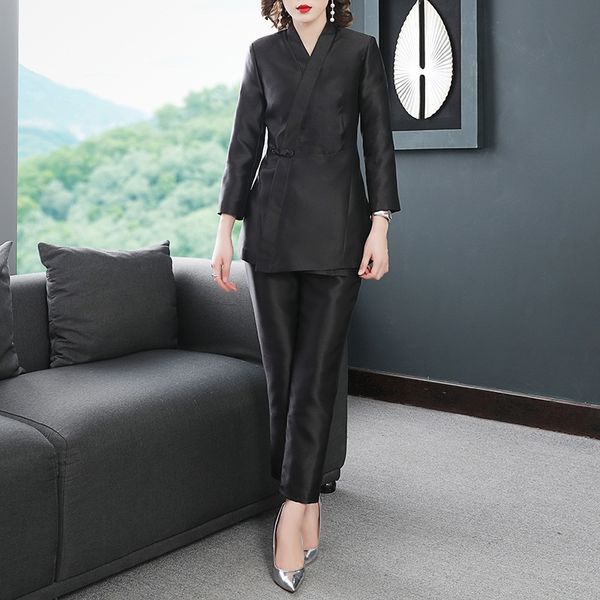 fall 2019 new women's fashion fashionable western style two sets of temperament show thin straight pants suit pants suit suit ddy1t, Gray
fall 2019 new women's fashion fashionable western style two sets of temperament show thin straight pants suit pants suit suit ddy1t, Gray