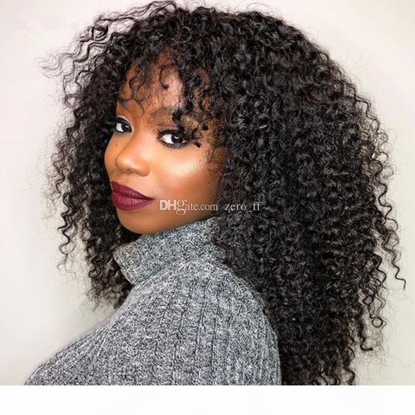 glueless human hair lace wig kinky curly with bangs pre plucked hairline brazilian lace front wig curly full lace wig 150% density, Black;brown
glueless human hair lace wig kinky curly with bangs pre plucked hairline brazilian lace front wig curly full lace wig 150% density, Black;brown