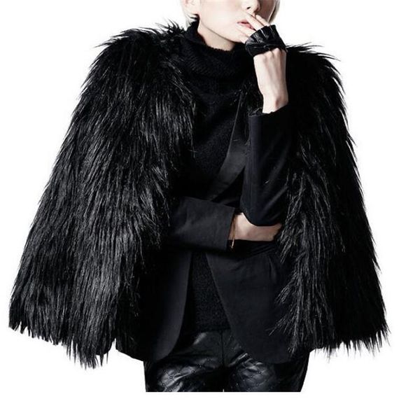 women's fur & faux s-4xl round neck jacket coat women europe andunited states high-end washed hair long-sleeved short, Black
women's fur & faux s-4xl round neck jacket coat women europe andunited states high-end washed hair long-sleeved short, Black
