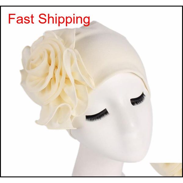 women large flower stretch scarf hat ladies elegant fashion hair accessories chemotherapy h qylzyb nana_shop, Silver
women large flower stretch scarf hat ladies elegant fashion hair accessories chemotherapy h qylzyb nana_shop, Silver