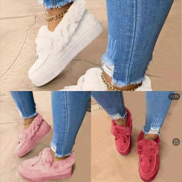 4mika home mop for plus velvet yarn furry sandals soft shoes snow boots cotton bedroom size slip plush cotton cute slippers lady, Black
4mika home mop for plus velvet yarn furry sandals soft shoes snow boots cotton bedroom size slip plush cotton cute slippers lady, Black