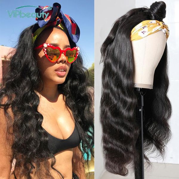 lace wigs body wave headband wig 10"-24" no glue human hair 150% density remy chic scarf vipbeauty for women, Black;brown
lace wigs body wave headband wig 10"-24" no glue human hair 150% density remy chic scarf vipbeauty for women, Black;brown