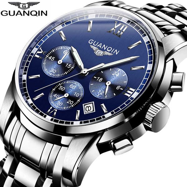 business style mens watches brand luxury chronograph quartz watch men stainless steel date waterproof sport wrist watch man cx200804, Silver
business style mens watches brand luxury chronograph quartz watch men stainless steel date waterproof sport wrist watch man cx200804, Silver