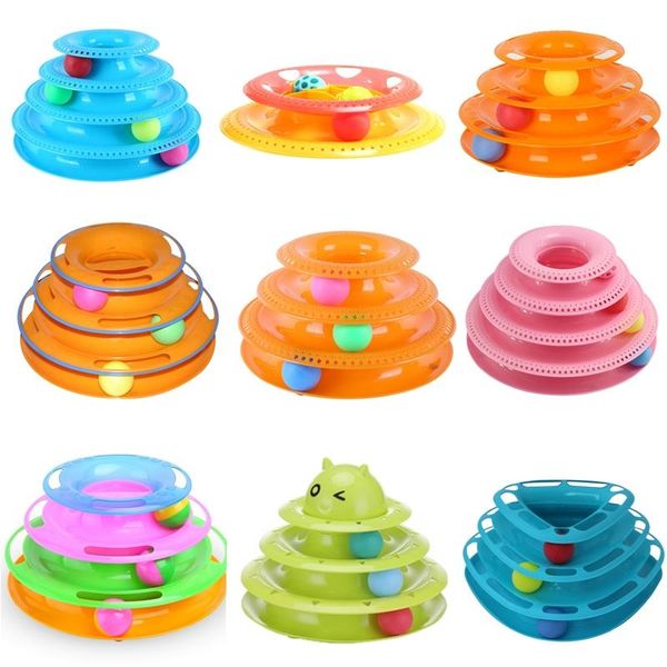 funny pet toys cat crazy ball disk interactive amusement plate play disc trilaminar turntable cat toy new year
funny pet toys cat crazy ball disk interactive amusement plate play disc trilaminar turntable cat toy new year