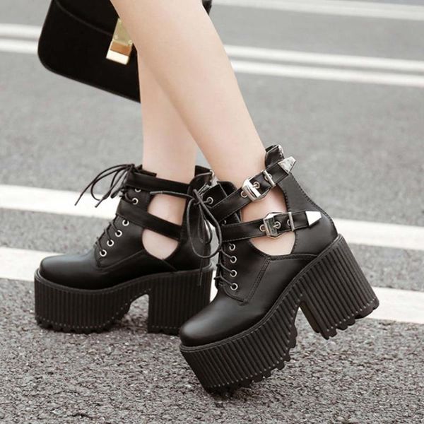 lapolaka 2021 gothic street cool cosplay shoes woman bootie platform belt buckle leisure motorcycles boots ladies, Black
lapolaka 2021 gothic street cool cosplay shoes woman bootie platform belt buckle leisure motorcycles boots ladies, Black