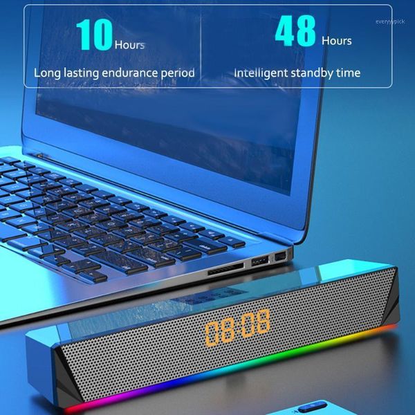 new portable bluetooth clock speaker, mini wireless sound bar for phone, outdoor speaker,stereo speaker with bass surround sound1
new portable bluetooth clock speaker, mini wireless sound bar for phone, outdoor speaker,stereo speaker with bass surround sound1