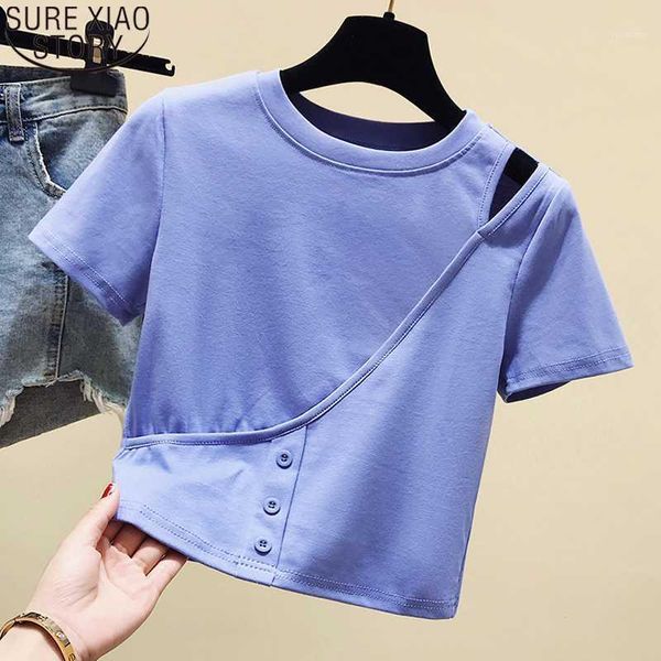 2020 summer new women t shirt short sleeve short length cotton tees t-shirts o-neck solid casual shirts women 95511, White
2020 summer new women t shirt short sleeve short length cotton tees t-shirts o-neck solid casual shirts women 95511, White