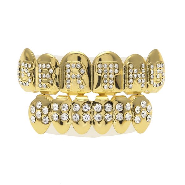 trendy party props hip hop bling jewelry bio copper gold teeth grillz caps & bottom with cz letters charm grill set tooth, Black
trendy party props hip hop bling jewelry bio copper gold teeth grillz caps & bottom with cz letters charm grill set tooth, Black