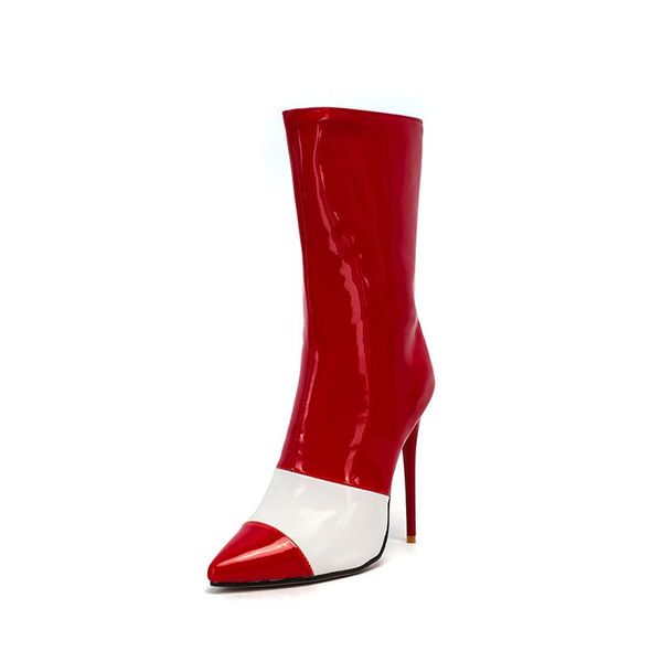 boots mkkhou fashion thigh-high boot girl 2021 winter red patent-leather pointe matching 12.5cm super high heel leather, Black
boots mkkhou fashion thigh-high boot girl 2021 winter red patent-leather pointe matching 12.5cm super high heel leather, Black