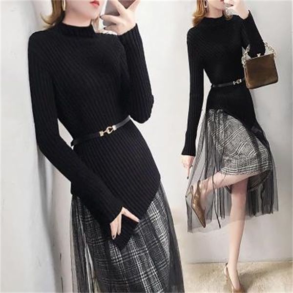 high goal for women's bleeding get out korean shirt women joint clothes with conjugal skirts femme two deux parts bu97, White
high goal for women's bleeding get out korean shirt women joint clothes with conjugal skirts femme two deux parts bu97, White