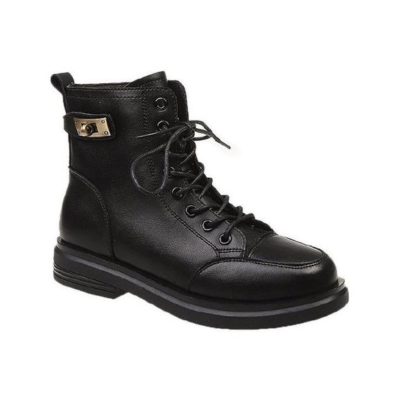 boots ankle fashion for women shoes woman solid black leather female lace up metal buckle warm plush autumn winter
boots ankle fashion for women shoes woman solid black leather female lace up metal buckle warm plush autumn winter
