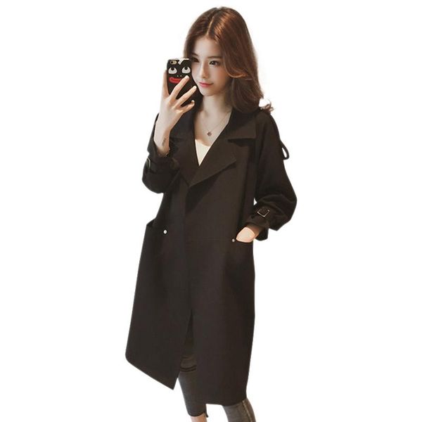 women autumn winter loose winter solid color jackets lapel casual long sleeve warm coat, Black;brown
women autumn winter loose winter solid color jackets lapel casual long sleeve warm coat, Black;brown