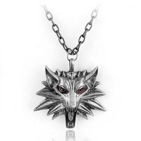 2020 game jewelry 3 wild wolf head necklace men collier medallion wizard wolf wild hunt 3 wizard figure game graduation gifts1, Silver
2020 game jewelry 3 wild wolf head necklace men collier medallion wizard wolf wild hunt 3 wizard figure game graduation gifts1, Silver
