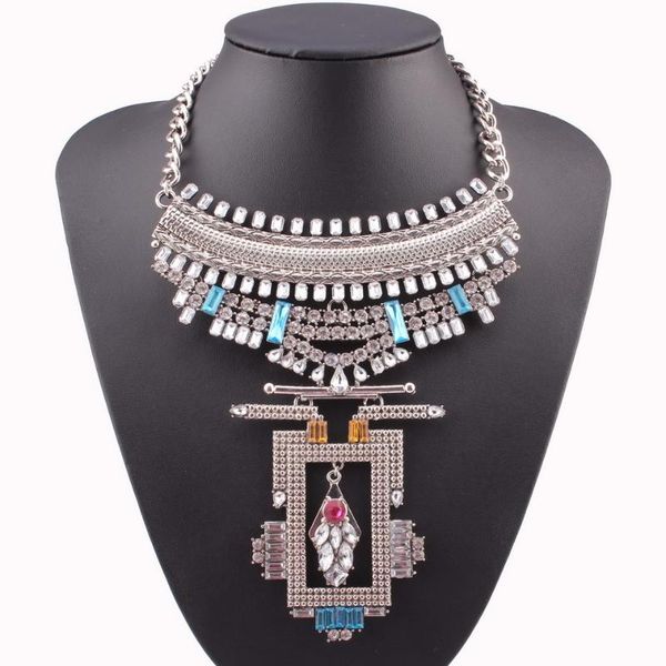 chunky statement necklace alloy silver color necklace new brand chain crystal pendant for women wholesale
chunky statement necklace alloy silver color necklace new brand chain crystal pendant for women wholesale