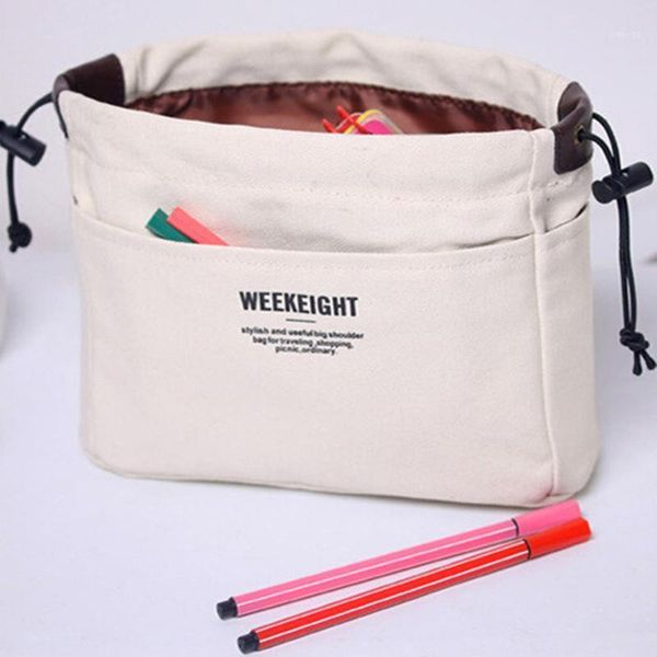 cosmetic bags & cases 1pc multi-functional women canvas purse travel organizer bag insert with compartments girl makeup storage case handbag
cosmetic bags & cases 1pc multi-functional women canvas purse travel organizer bag insert with compartments girl makeup storage case handbag