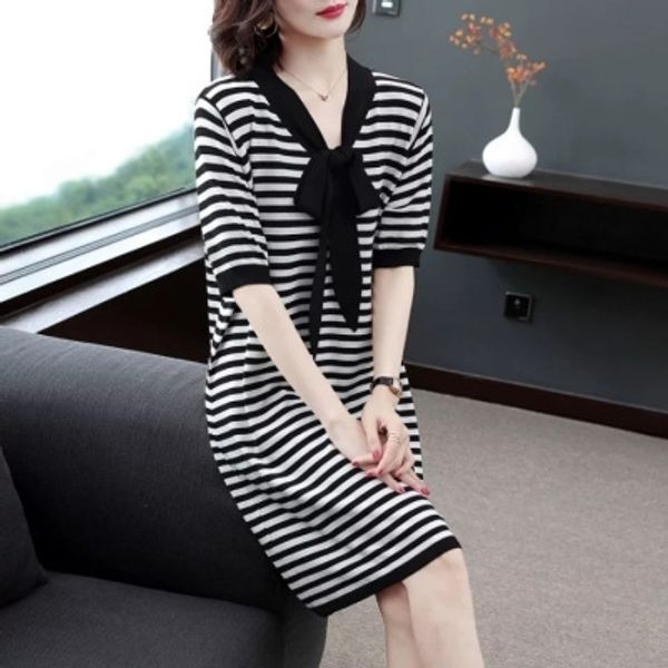 wzeju mid-length new korean style summer skirt aline skirt short f fashion striped large size dress women's loose slimming 2020 aline d, Black;gray
wzeju mid-length new korean style summer skirt aline skirt short f fashion striped large size dress women's loose slimming 2020 aline d, Black;gray