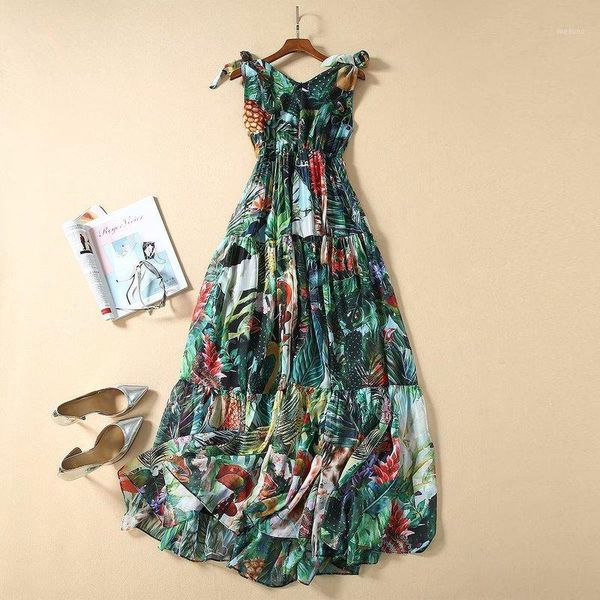 women fashion 2020 summer dress runway brand spring summer sleeveless floral patterns print chiffon maxi dresses green1, Black;gray
women fashion 2020 summer dress runway brand spring summer sleeveless floral patterns print chiffon maxi dresses green1, Black;gray