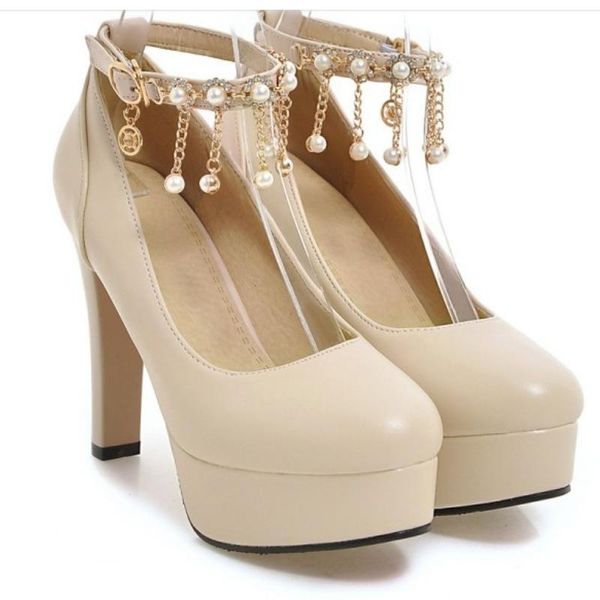 fanyuan 2021 new prevail platform shoes with metal decoration extreme high heels round toe square heel women pumps, Black
fanyuan 2021 new prevail platform shoes with metal decoration extreme high heels round toe square heel women pumps, Black