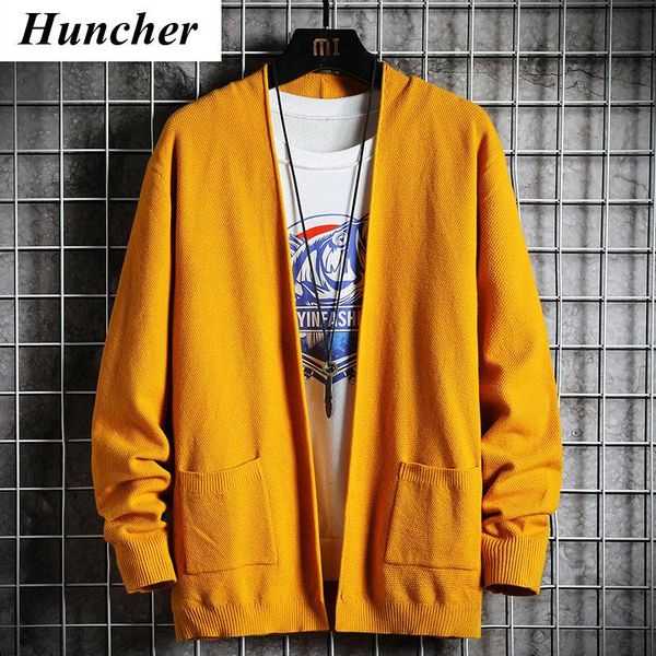 huncher mens knitted cardigan sweater men coats 2020 oversized autumn korean solid cardigans yellow sweaters male cold blouse, White;black
huncher mens knitted cardigan sweater men coats 2020 oversized autumn korean solid cardigans yellow sweaters male cold blouse, White;black