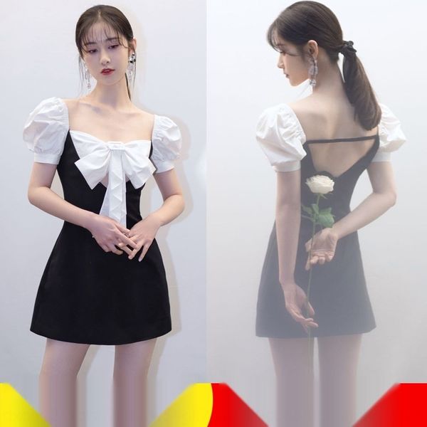 singer liang tian star same dress summer butterfly butterfly short skirt dew back bubble sleeve square collar a-line short skirt for women f, Black;gray
singer liang tian star same dress summer butterfly butterfly short skirt dew back bubble sleeve square collar a-line short skirt for women f, Black;gray