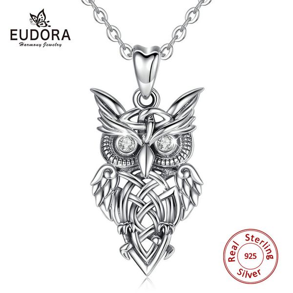eudora 925 sterling silver owl pendant vintage silver series necklace with clear cz crystal fashion jewelry for women man cyd445 q1116
eudora 925 sterling silver owl pendant vintage silver series necklace with clear cz crystal fashion jewelry for women man cyd445 q1116
