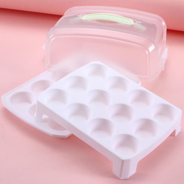 24 slots plastic cupcake box 2 layers transparent portable refrigerator muffin organizer kitchen accessories
24 slots plastic cupcake box 2 layers transparent portable refrigerator muffin organizer kitchen accessories