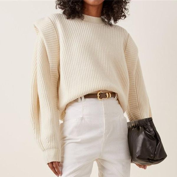 2020 winter thick warm sweater women designer pullover half high neck fake double sleeve casual loose sweaters lazy oaf jumpers, White;black
2020 winter thick warm sweater women designer pullover half high neck fake double sleeve casual loose sweaters lazy oaf jumpers, White;black