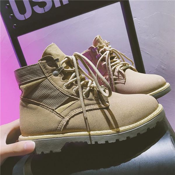 female martin boots 2020 autumn and winter british style women army boots flat bottomed desert, Black
female martin boots 2020 autumn and winter british style women army boots flat bottomed desert, Black