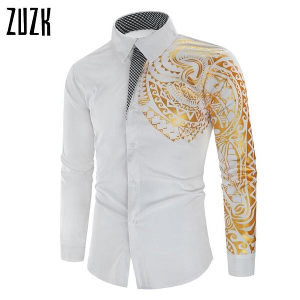 men's casual shirts 18 colors fashion slim shirt high-grade stamping totem printed long-sleeved, White;black
men's casual shirts 18 colors fashion slim shirt high-grade stamping totem printed long-sleeved, White;black