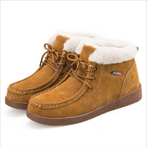 women boots genuine leather winter shoes women snow boots platform keep warm ankle winter with thick fur botas mujer, Black
women boots genuine leather winter shoes women snow boots platform keep warm ankle winter with thick fur botas mujer, Black