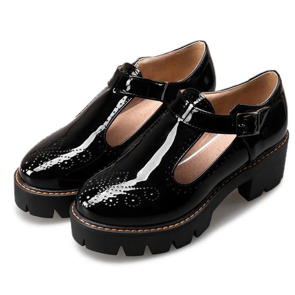t strap platform pumps medium heels patent leather women shoes block heel mary jane shoes buckle strap ladies footwear red black
t strap platform pumps medium heels patent leather women shoes block heel mary jane shoes buckle strap ladies footwear red black