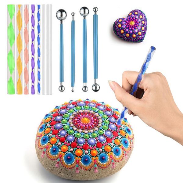35pcs mandala dotting tools set painting stencils rocks template set for painting rocks diy nail art craft drawing qylrjg, Silver 
35pcs mandala dotting tools set painting stencils rocks template set for painting rocks diy nail art craft drawing qylrjg, Silver