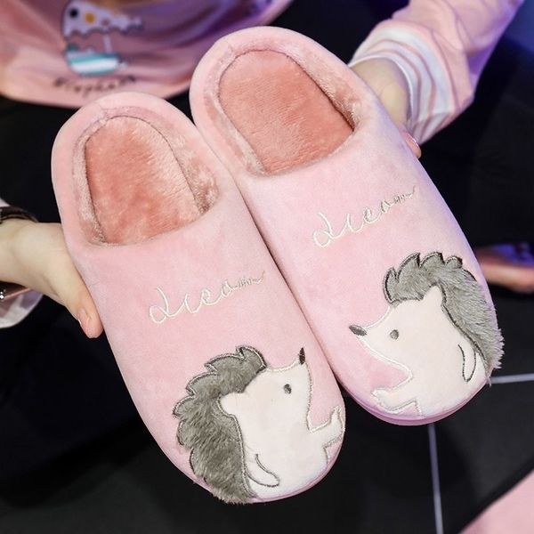 women slippers cartoon hedgehog winter fur house slippers indoor outdoor plush ladies shoes women couple zapatillas mujer y200106, Black
women slippers cartoon hedgehog winter fur house slippers indoor outdoor plush ladies shoes women couple zapatillas mujer y200106, Black